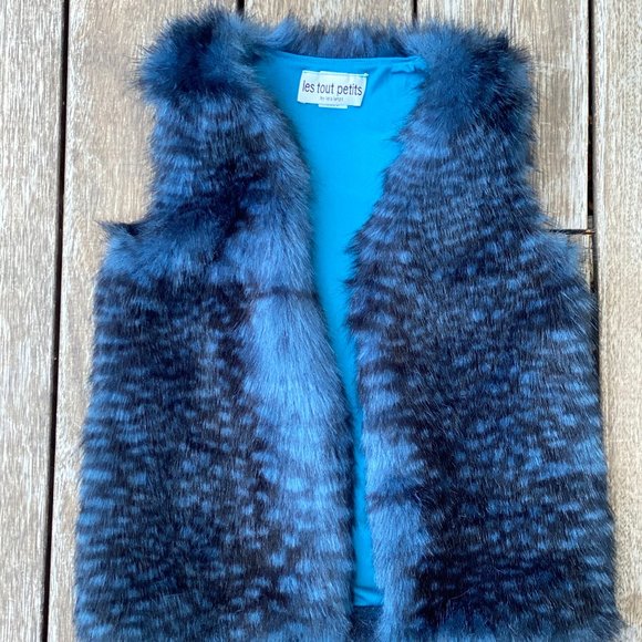 Les Tout Petits Faux Fur Vest - Picture 4 of 4